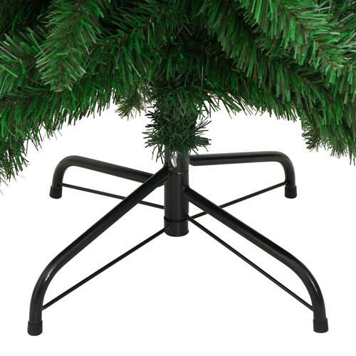 Kunstigt juletræ med 130 LED'er 210 cm