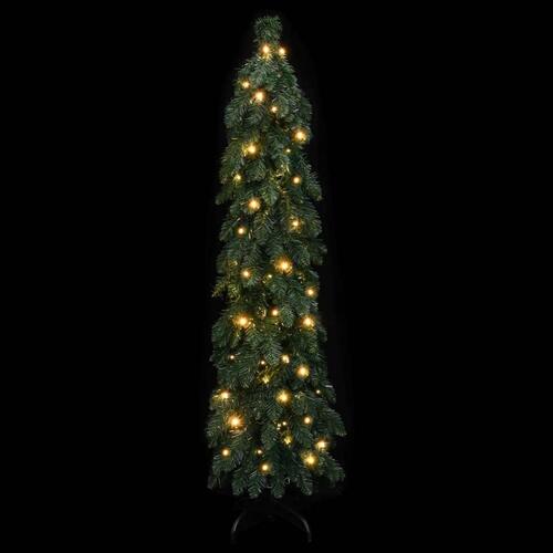 Kunstigt juletræ med 80 LED'er 150 cm