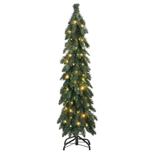 Kunstigt juletræ med 80 LED'er 150 cm