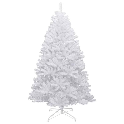 Kunstigt juletræ med sne 150 cm hængslet