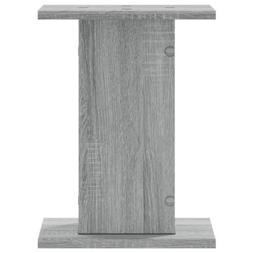 Højtalerstativer 2stk. 30x30x40cm konstrueret træ grå sonoma-eg