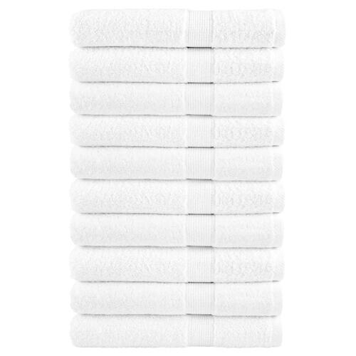 Saunahåndklæder SOLUND 10 stk. Premium 80x200 cm 600 g/m2 hvid