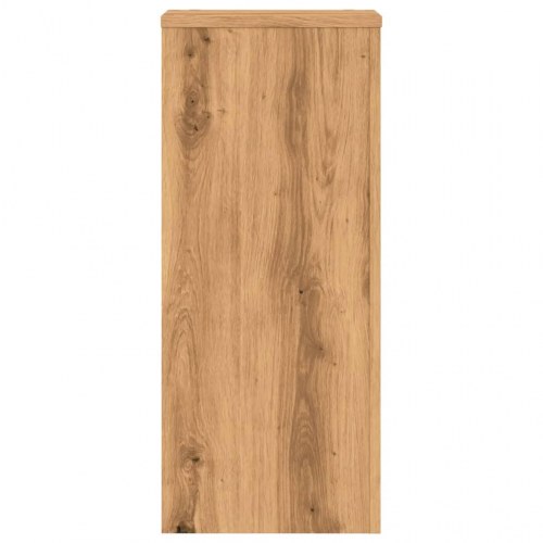 Plantestativer 2 stk. 30x30x70 cm - konstrueret træ, egetræsfarve