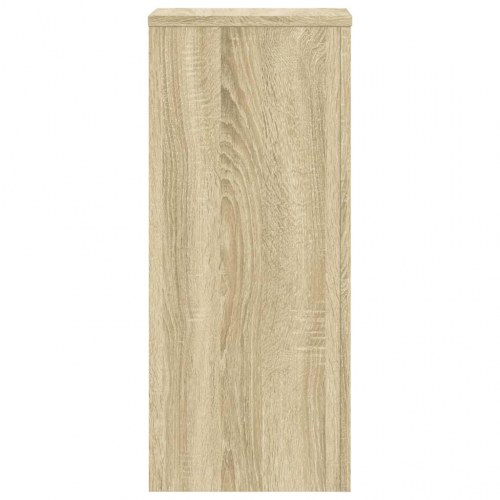 Plantestativer - 2 stk. 30×30×70 cm i konstrueret træ, sonoma-eg