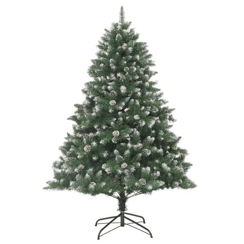 Kunstigt juletræ med juletræsfod 240 cm PVC