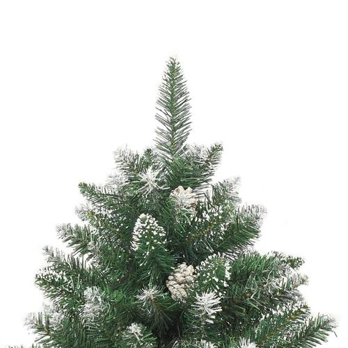 Kunstigt juletræ med juletræsfod 240 cm PVC