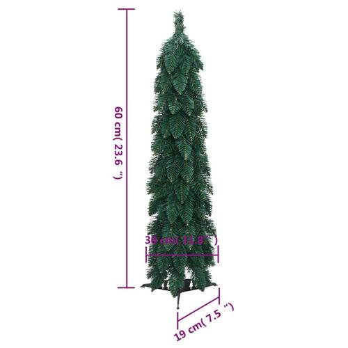Kunstigt juletræ med 30 LED'er 60 cm