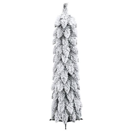 Kunstigt juletræ med 45 LED'er og sne 90 cm
