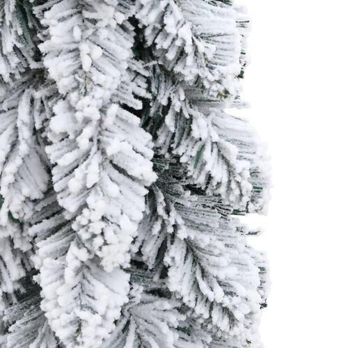 Kunstigt juletræ med 45 LED'er og sne 90 cm