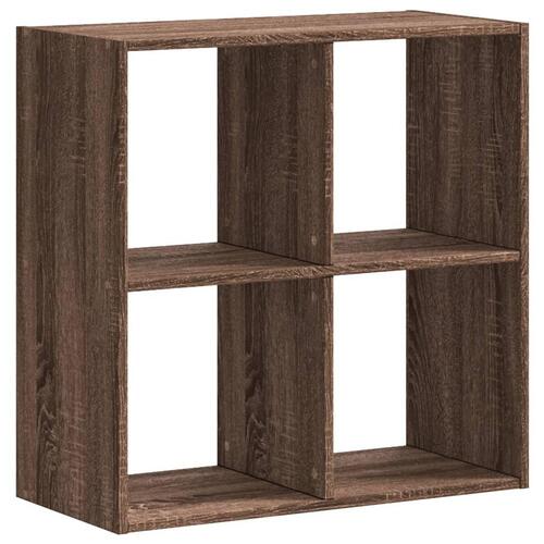 Skab 68,5x32x68,5 cm konstrueret træ brun egetræsfarve