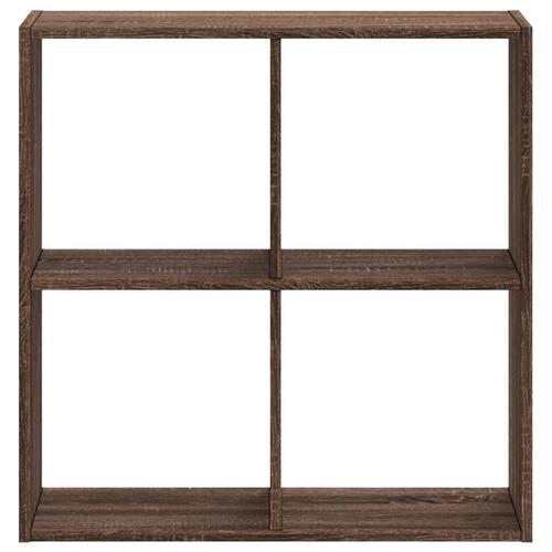 Skab 68,5x32x68,5 cm konstrueret træ brun egetræsfarve