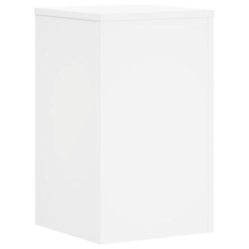 Plantestativer 2 stk. 30x30x50 cm konstrueret træ hvid