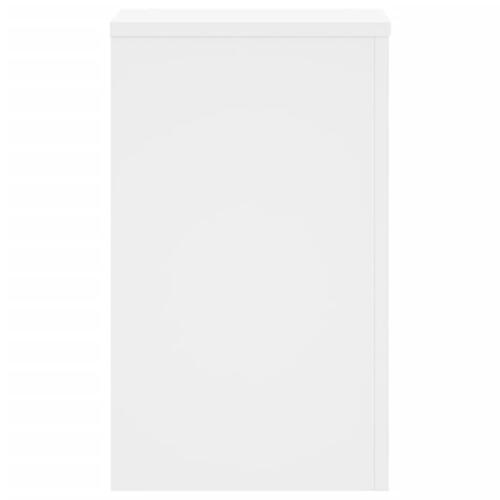 Plantestativer 2 stk. 30x30x50 cm konstrueret træ hvid