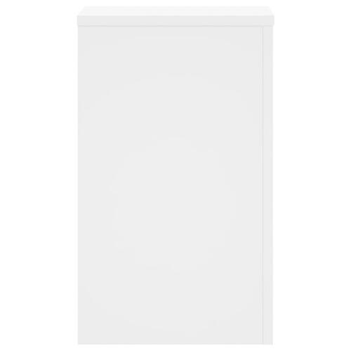 Plantestativer 2 stk. 30x30x50 cm konstrueret træ hvid