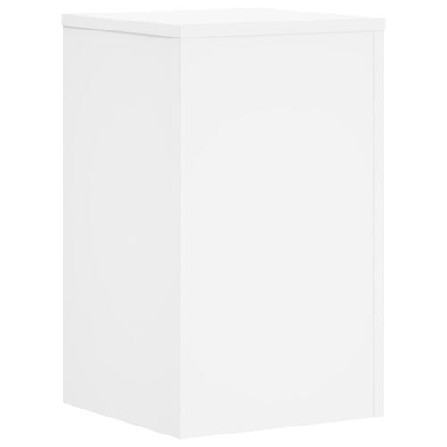 Plantestativer 2 stk. 30x30x50 cm konstrueret træ hvid