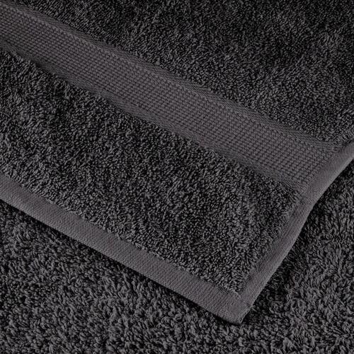 Håndklæder 4 stk. Premium 70x140 cm 100 % bomuld antracitgrå