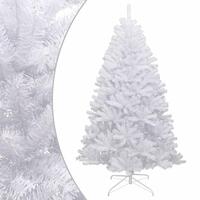 Kunstigt juletræ med sne 180 cm hængslet