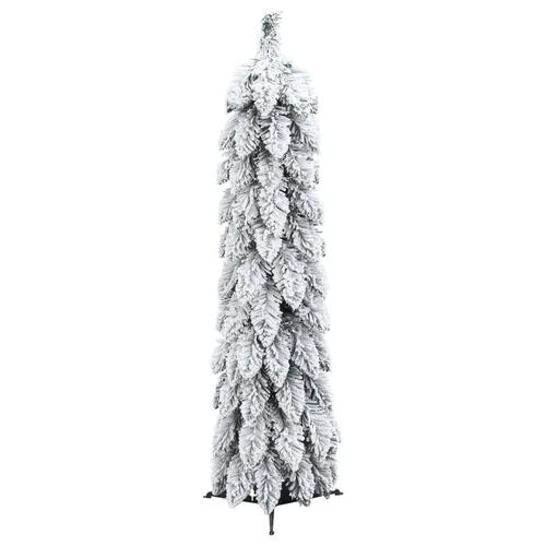 Kunstigt juletræ med 30 LED'er og sne 60 cm