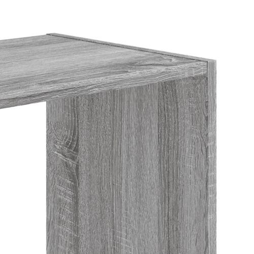 Skab 68,5x32x68,5 cm konstrueret træ grå sonoma-eg
