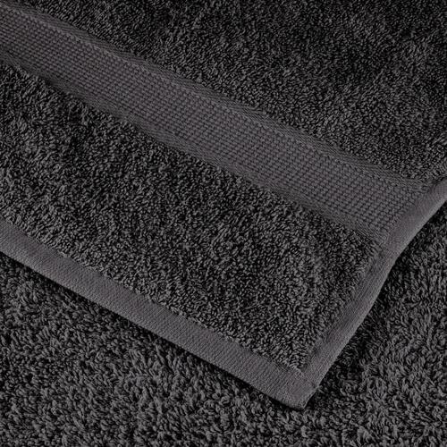 Håndklæder 10 stk. Premium 100x200 cm 100 % bomuld antracitgrå