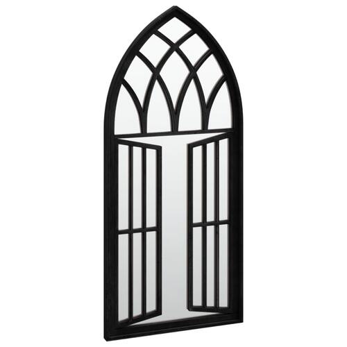 Spejl 100x45 cm jern sort