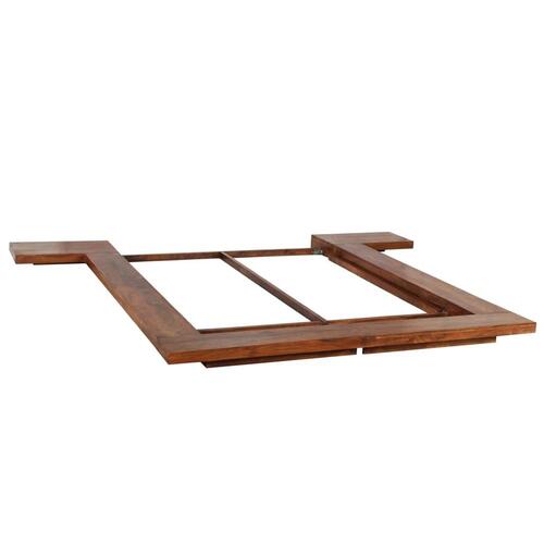 Futonsengestel japansk stil massivt træ 140 x 200 cm