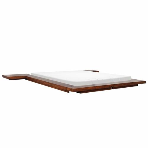 Futonsengestel japansk stil massivt træ 140 x 200 cm