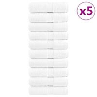 Vaskeklude 50 stk. Premium 30x30 cm 600 g/m2 100 % bomuld hvid