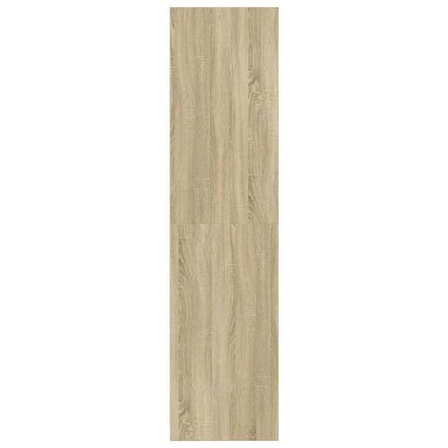 Klædeskab 80x50x200 cm konstrueret træ sonoma-eg