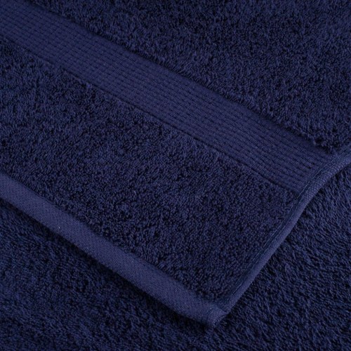 Premium gæstehåndklæder - 10 stk. marineblå 30×50 cm, 600 gsm (SOLUND)