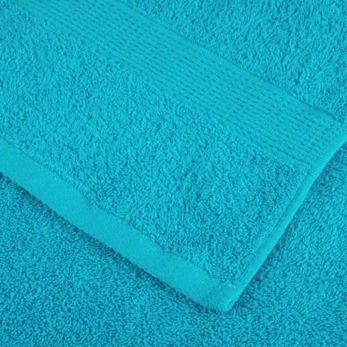 Gæstehåndklæder SOLUND - 10 stk. 30×50 cm, 600 g/m², turkis
