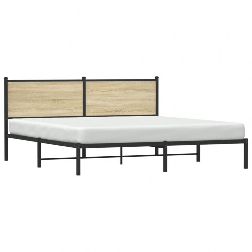 Sengeramme uden madras 180x200 cm metal sonoma-eg