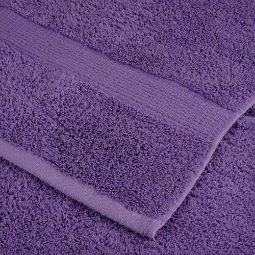 Håndklæder 10 stk. Premium 70x140 cm 100 % bomuld lilla