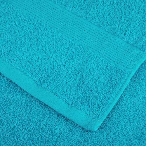 Badehåndklæder 2 stk. Premium 100x150 cm 100 % bomuld grøn