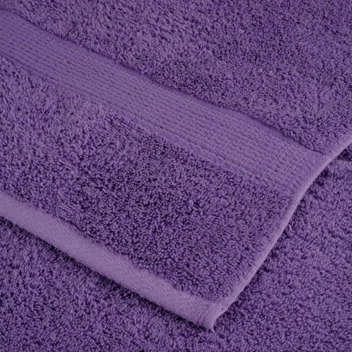 Gæstehåndklæder SOLUND - 10 stk. 30×50 cm, 600 g/m², lilla
