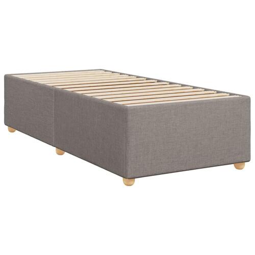 Sengeramme uden madras 90x200 cm stof gråbrun