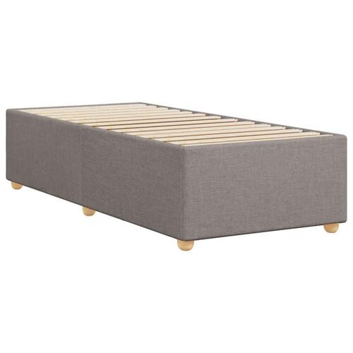 Sengeramme uden madras 90x200 cm stof gråbrun