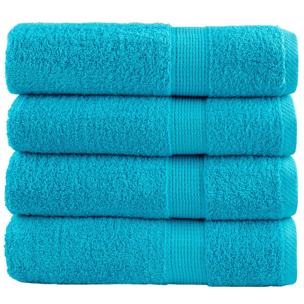 Badehåndklæder SOLUND 4 stk. Premium 100x150 cm 600 g/m2 grøn