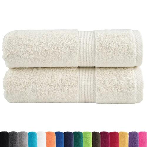 Håndklæder SOLUND 2 stk. Premium 30x30 cm 600 g/m2 cremefarvet