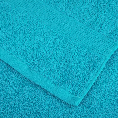 Gæstehåndklæder SOLUND - 2 stk. 30×50 cm, 600 g/m², turkis