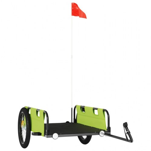 Cykeltrailer oxfordstof og jern grøn