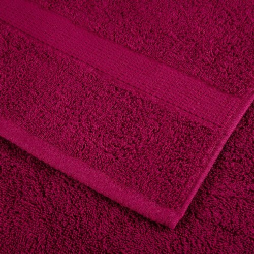Premium gæstehåndklæder - 2 stk. bordeaux 30×50 cm, 600 gsm
