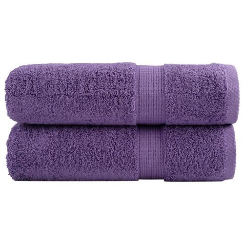 Håndklæder SOLUND 2 stk. Premium 70x140 cm 600 g/m2 lilla