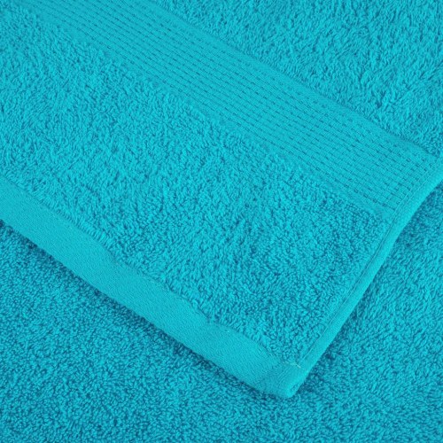 Gæstehåndklæder SOLUND - 4 stk. Premium 30×50 cm, 600 g/m², turkis