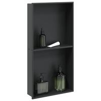 Brusehylde 32x62x9 cm rustfrit stil matsort
