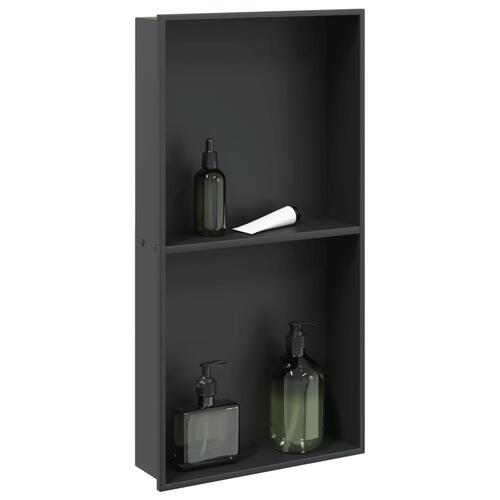Brusehylde 32x62x9 cm rustfrit stil matsort