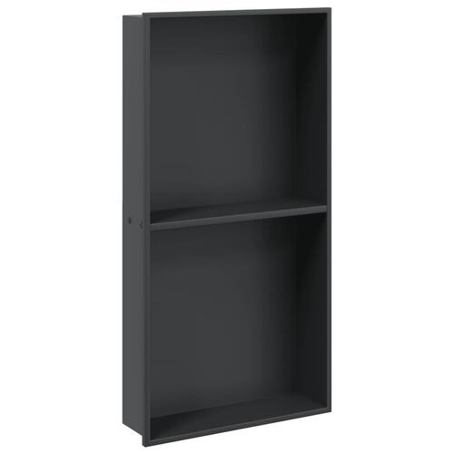 Brusehylde 32x62x9 cm rustfrit stil matsort