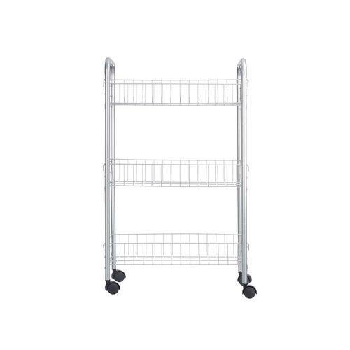 Rullebord Sølvfarvet Metal Plastik 37 x 27 x 62,3 cm (4 enheder)