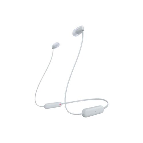Bluetooth-hovedtelefoner Sony WI-C100 Hvid (1 enheder)