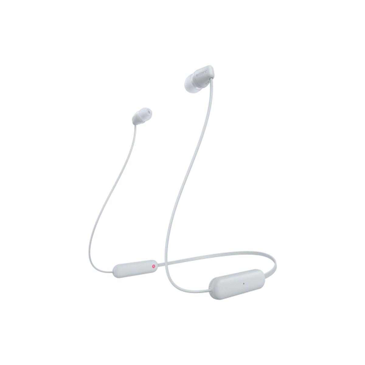 Bluetooth-hovedtelefoner Sony WI-C100 Hvid (1 enheder)